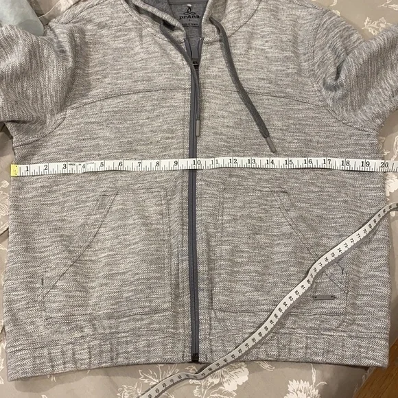 Prana Herringbone Print Full Zip Hoodie EUC - Picture 13 of 16